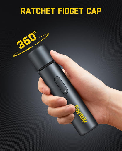 Cordless Electric Screwdriver, 5 N.m Torque, 320 RPM, LED Light, 1/4'' Hex with 5 Double-Ended Bits